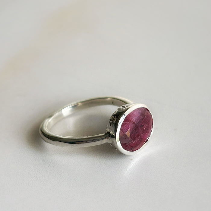Anillo Raiz Rubí