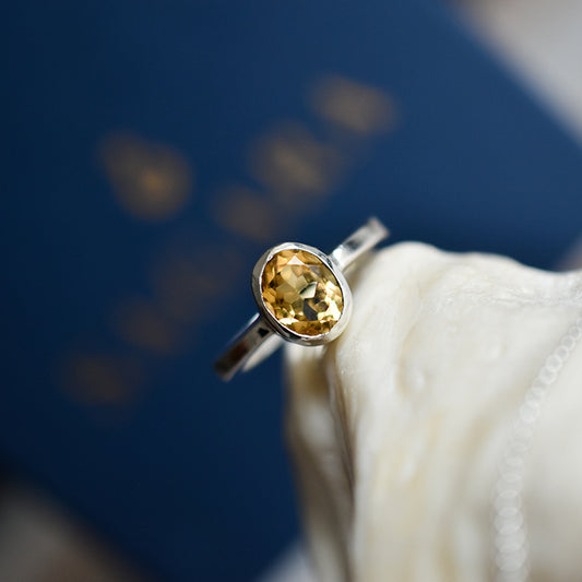 Anillo simple bisel